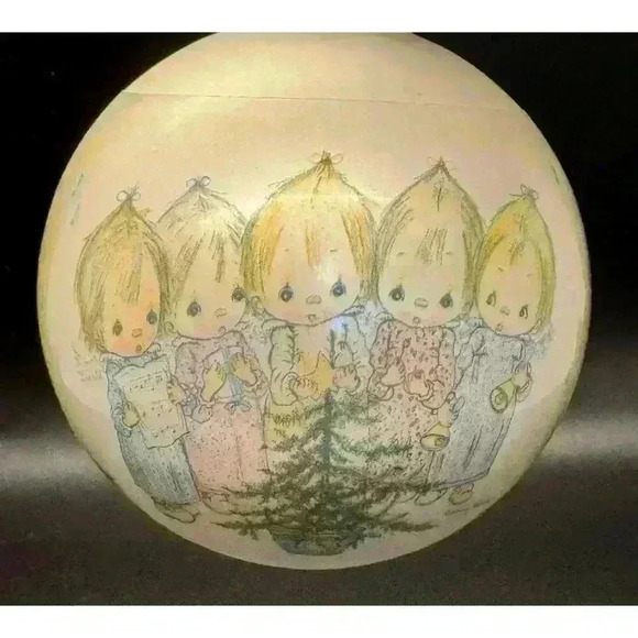 VNTG With Hallmark Box Precious Moments Betsy Clark 3"  Ball Christmas Ornament - Picture 1 of 9